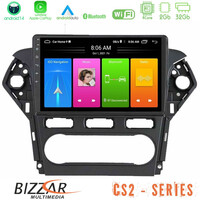 Bizzar cs2 Series 4core Android14 2+32gb Ford Mondeo 2011-2014 Navigation Multimedia Tablet 9" με Carplay & Android Auto u-cs2-Fd0920