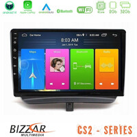 Bizzar cs2 Series 4core Android14 2+32gb Ford Courier 2015-2023 Navigation Multimedia Tablet 9" με Carplay & Android Auto u-cs2-Fd1794