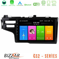 Bizzar cs2 Series 4core Android14 2+32gb Honda Jazz 2013-2020 Navigation Multimedia Tablet 9" με Carplay & Android Auto u-cs2-Hd0651