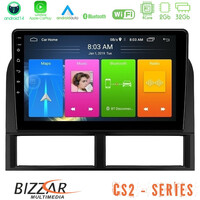 Bizzar cs2 Series 4core Android14 2+32gb Jeep Grand Cherokee 1999-2004 Navigation Multimedia Tablet 9" με Carplay & Android Auto u-cs2-Jp027n