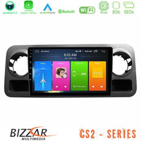 Bizzar cs2 Series 4core Android14 2+32gb Mercedes Sprinter W907 Navigation Multimedia Tablet 10" με Carplay & Android Auto u-cs2-Mb1463