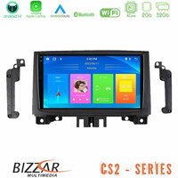 Bizzar cs2 Series 4core Android14 2+32gb Mercedes Sprinter/vw Crafter 2006-2018 Navigation Multimedia Tablet 9″ με Carplay & Android Auto u-cs2-Mb1705