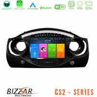 Bizzar cs2 Series 4core Android14 2+32gb Mini Cooper r50 Navigation Multimedia Tablet 9" με Carplay & Android Auto u-cs2-Mn1521