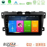 Bizzar cs2 Series 4core Android14 2+32gb Mazda cx-7 2007-2011 Navigation Multimedia Tablet 9" με Carplay & Android Auto u-cs2-Mz968
