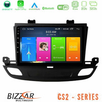 Bizzar cs2 Series 4core Android14 2+32gb Opel Insignia 2 2017-2020 Navigation Multimedia Tablet 9"  με Carplay & Android Auto u-cs2-Op1402
