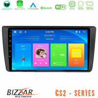 Bizzar cs2 Series 4core Android14 2+32gb Skoda Octavia 2004-2012 Navigation Multimedia Tablet 9″ με Carplay & Android Auto u-cs2-Sk1914