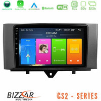 Bizzar cs2 Series 4core Android14 2+32gb Smart 451 Facelift Navigation Multimedia Tablet 9" με Carplay & Android Auto u-cs2-Sm0831
