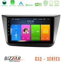 Bizzar cs2 Series 4core Android14 2+32gb Seat Altea 2004-2015 Navigation Multimedia Tablet 9" με Carplay & Android Auto u-cs2-St0840
