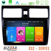 Bizzar cs2 Series 4core Android14 2+32gb Suzuki Swift 2005-2010 Navigation Multimedia Tablet 10" με Carplay & Android Auto u-cs2-Sz0255