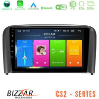 Bizzar cs2 Series 4core Android14 2+32gb Volvo s80 1998-2006 Navigation Multimedia Tablet 9" με Carplay & Android Auto u-cs2-Vl0971