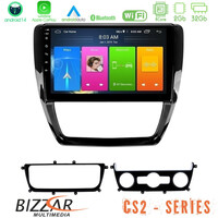 Bizzar cs2 Series 4core Android14 2+32gb vw Jetta Navigation Multimedia Tablet 10" με Carplay & Android Auto u-cs2-Vw0001