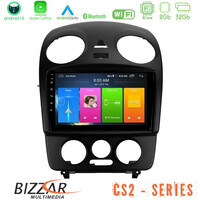 Bizzar cs2 Series 4core Android14 2+32gb vw Beetle Navigation Multimedia Tablet 9" με Carplay & Android Auto u-cs2-Vw1059