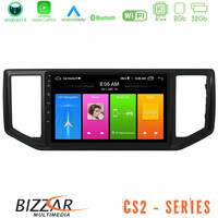 Bizzar cs2 Series 4core Android14 2+32gb vw Amarok 2017-2022 Navigation Multimedia Tablet 9" με Carplay & Android Auto u-cs2-Vw1136