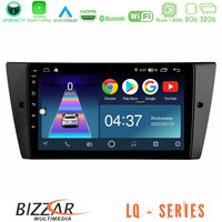Bizzar lq Series 4core Android14 2+32gb bmw 3 Series 4core Android14 2+32gb 2006-2011 Navigation Multimedia Tablet 9" με Carplay & Android Auto u-lq-Bm0751