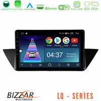 Bizzar lq Series 4core Android14 2+32gb bmw χ1 e84 Navigation Multimedia Tablet 10" με Carplay & Android Auto u-lq-Bm0846