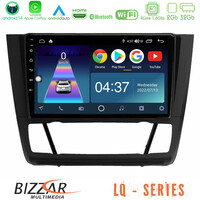 Bizzar lq Series 4core Android14 2+32gb bmw 1series 4core Android14 2+32gb E81/e82/e87/e88 (Auto A/c) Navigation Multimedia Tablet 9" με Carplay & Android Auto u-lq-Bm1012