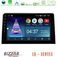 Bizzar lq Series 4core Android14 2+32gb Peugeot Partner / Citroën Berlingo 2020-&Gt; Navigation Multimedia Tablet 10" με Carplay & Android Auto u-lq-Ct1028