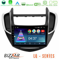 Bizzar lq Series 4core Android14 2+32gb Chevrolet Trax 2013-2020 Navigation Multimedia Tablet 9" με Carplay & Android Auto u-lq-Cv0053