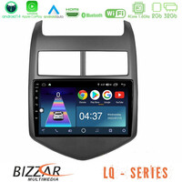 Bizzar lq Series 4core Android14 2+32gb Chevrolet Aveo 2011-2017 Navigation Multimedia Tablet 9" με Carplay & Android Auto u-lq-Cv0243
