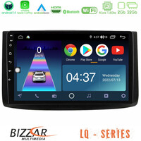 Bizzar lq Series 4core Android14 2+32gb Chevrolet Aveo 2006-2010 Navigation Multimedia Tablet 9" με Carplay & Android Auto u-lq-Cv0725