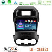 Bizzar lq Series 4core Android14 2+32gb Ford Ranger 2012-2016 Navigation Multimedia Tablet 9" με Carplay & Android Auto u-lq-Fd0591