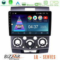 Bizzar lq Series 4core Android14 2+32gb Ford Ranger/mazda Bt50 Navigation Multimedia Tablet 9" με Carplay & Android Auto u-lq-Fd0687
