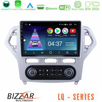 Bizzar lq Series 4core Android14 2+32gb Ford Mondeo 2007-2011 (Auto A/c) Navigation Multimedia Tablet 9" με Carplay & Android Auto u-lq-Fd0919ac