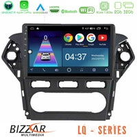 Bizzar lq Series 4core Android14 2+32gb Ford Mondeo 2011-2014 Navigation Multimedia Tablet 9" με Carplay & Android Auto u-lq-Fd0920