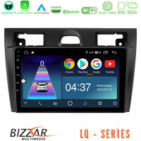 Bizzar lq Series 4core Android14 2+32gb Ford Fiesta/fusion Navigation Multimedia Tablet 9" με Carplay & Android Auto u-lq-Fd990