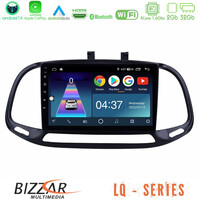Bizzar lq Series 4core Android14 2+32gb Fiat Doblo 2015-2022 Navigation Multimedia Tablet 9" με Carplay & Android Auto u-lq-Ft0909
