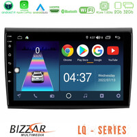 Bizzar lq Series 4core Android14 2+32gb Fiat Bravo Navigation Multimedia Tablet 9" με Carplay & Android Auto u-lq-Ft724