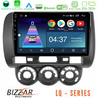 Bizzar lq Series 4core Android14 2+32gb Honda Jazz 2002-2008 (Manual A/c) Navigation Multimedia Tablet 9" με Carplay & Android Auto u-lq-Hd0589