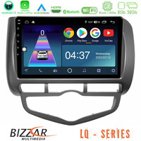 Bizzar lq Series 4core Android14 2+32gb Honda Jazz 2002-2008 (Auto A/c) Navigation Multimedia Tablet 9" με Carplay & Android Auto u-lq-Hd0893