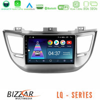 Bizzar lq Series 4core Android14 2+32gb Hyundai Tucson 2015-2018 Navigation Multimedia Tablet 9" με Carplay & Android Auto u-lq-Hy0068