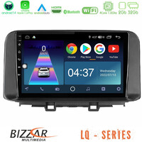 Bizzar lq Series 4core Android14 2+32gb Hyundai Kona 2018-2023 Navigation Multimedia Tablet 10" με Carplay & Android Auto u-lq-Hy0342
