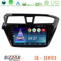 Bizzar lq Series 4core Android14 2+32gb Hyundai i20 2014-2018 Navigation Multimedia Tablet 9" με Carplay & Android Auto u-lq-Hy1143