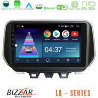 Bizzar lq Series 4core Android14 2+32gb Hyundai Ix35 Navigation Multimedia Tablet 10" με Carplay & Android Auto u-lq-Hy0609