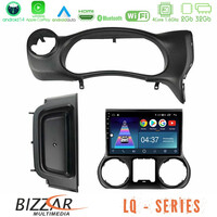 Bizzar lq Series 4core Android14 2+32gb Jeep Wrangler 2014-2017 Navigation Multimedia Tablet 9" με Carplay & Android Auto u-lq-Jp0788
