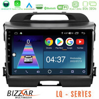 Bizzar lq Series 4core Android14 2+32gb kia Sportage Navigation Multimedia Tablet 9" με Carplay & Android Auto u-lq-Ki0034