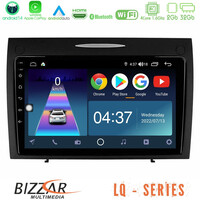 Bizzar lq Series 4core Android14 2+32gb Mercedes slk Class Navigation Multimedia Tablet 9" με Carplay & Android Auto u-lq-Mb0804