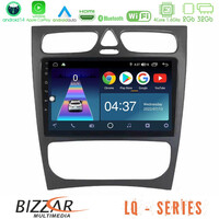 Bizzar lq Series 4core Android14 2+32gb Mercedes c Class (W203) Navigation Multimedia Tablet 9" με Carplay & Android Auto u-lq-Mb0925