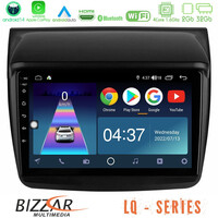 Bizzar lq Series 4core Android14 2+32gb Mitsubishi L200 Navigation Multimedia Tablet 9" με Carplay & Android Auto u-lq-Mt0314