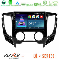 Bizzar lq Series 4core Android14 2+32gb Mitsubishi L200 2016-&Gt; &Amp; Fiat Fullback (Manual A/c) Navigation Multimedia Tablet 9" με Carplay & Android Auto u-lq-Mt0620