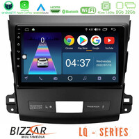 Bizzar lq Series 4core Android14 2+32gb Mitsubishi Outlander/citroen c-Crosser/peugeot 4007 Navigation Multimedia Tablet 9" με Carplay & Android Auto u-lq-Mt662