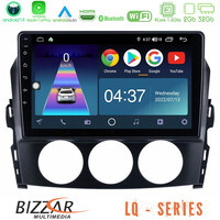 Bizzar lq Series 4core Android14 2+32gb Mazda mx-5 2006-2008 Navigation Multimedia Tablet 9" με Carplay & Android Auto u-lq-Mz1171