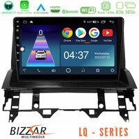 Bizzar lq Series 4core Android14 2+32gb Mazda6 2002-2006 Navigation Multimedia Tablet 10" με Carplay & Android Auto u-lq-Mz1213