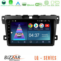 Bizzar lq Series 4core Android14 2+32gb Mazda cx-7 2007-2011 Navigation Multimedia Tablet 9" με Carplay & Android Auto u-lq-Mz968