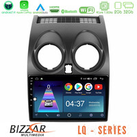 Bizzar lq Series 4core Android14 2+32gb Nissan Qashqai j10 Navigation Multimedia Tablet 9" με Carplay & Android Auto u-lq-Ns0264