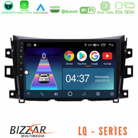 Bizzar lq Series 4core Android14 2+32gb Nissan Navara Np300 Navigation Multimedia Tablet 9" με Carplay & Android Auto u-lq-Ns0340