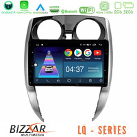 Bizzar lq Series 4core Android14 2+32gb Nissan Note 2013-2018 Navigation Multimedia Tablet 10" με Carplay & Android Auto u-lq-Ns0481